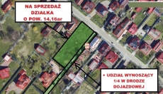 Działka na sprzedaż o pow. 1416 m2