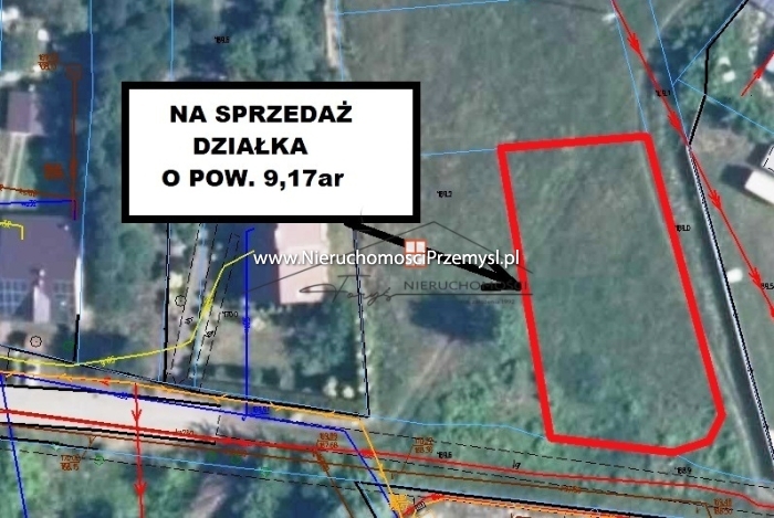 Działka na sprzedaż o pow. 917 m2