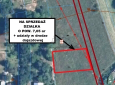 na sprzedaż o pow. 705 m2
